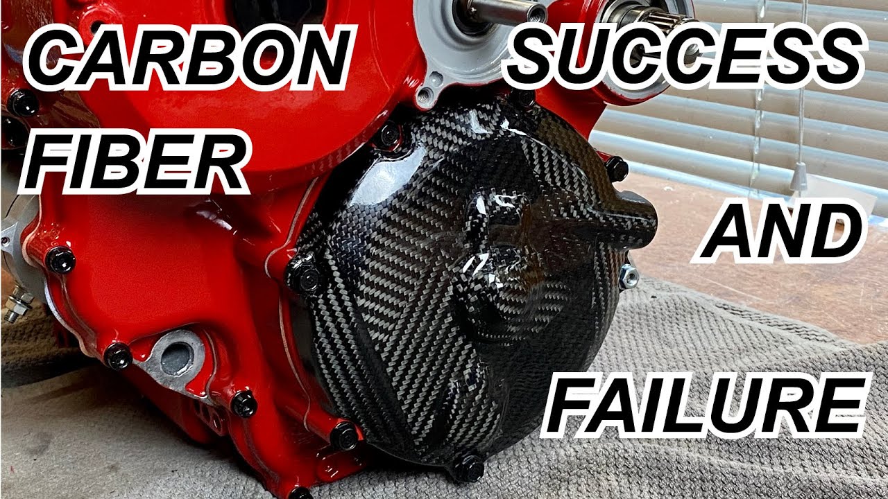 Carbon Fiber Clutch and Valve Cover - First Attempt