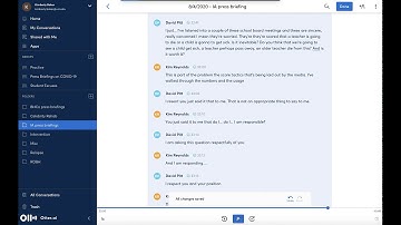 Editing Otter Transcripts - Crosstalk