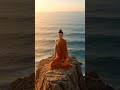 Meditative Buddha Overlooking the Ocean #ZenVibes