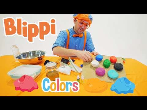 Blippi Learns Shapes And Colors With Clay | Arts And Crafts Videos For Kids