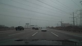 Hanover Park IL 390 to Chicago I-290/I-90 Highways (No Talk, No Music) 4K POV ASMR