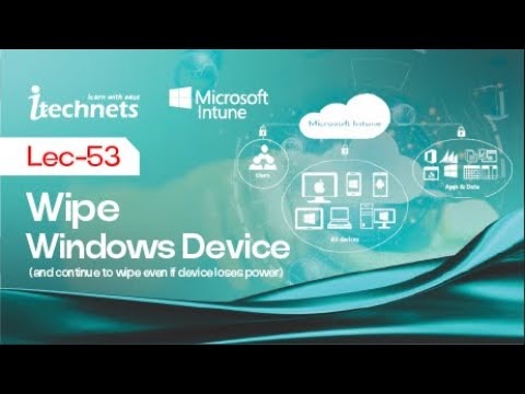 Microsoft Intune| Enroll Wipe Windows Device Continue |Lecture 53 URDU ...