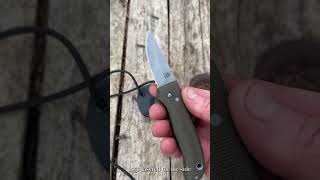 The Nomad - Green Canvas Micarta