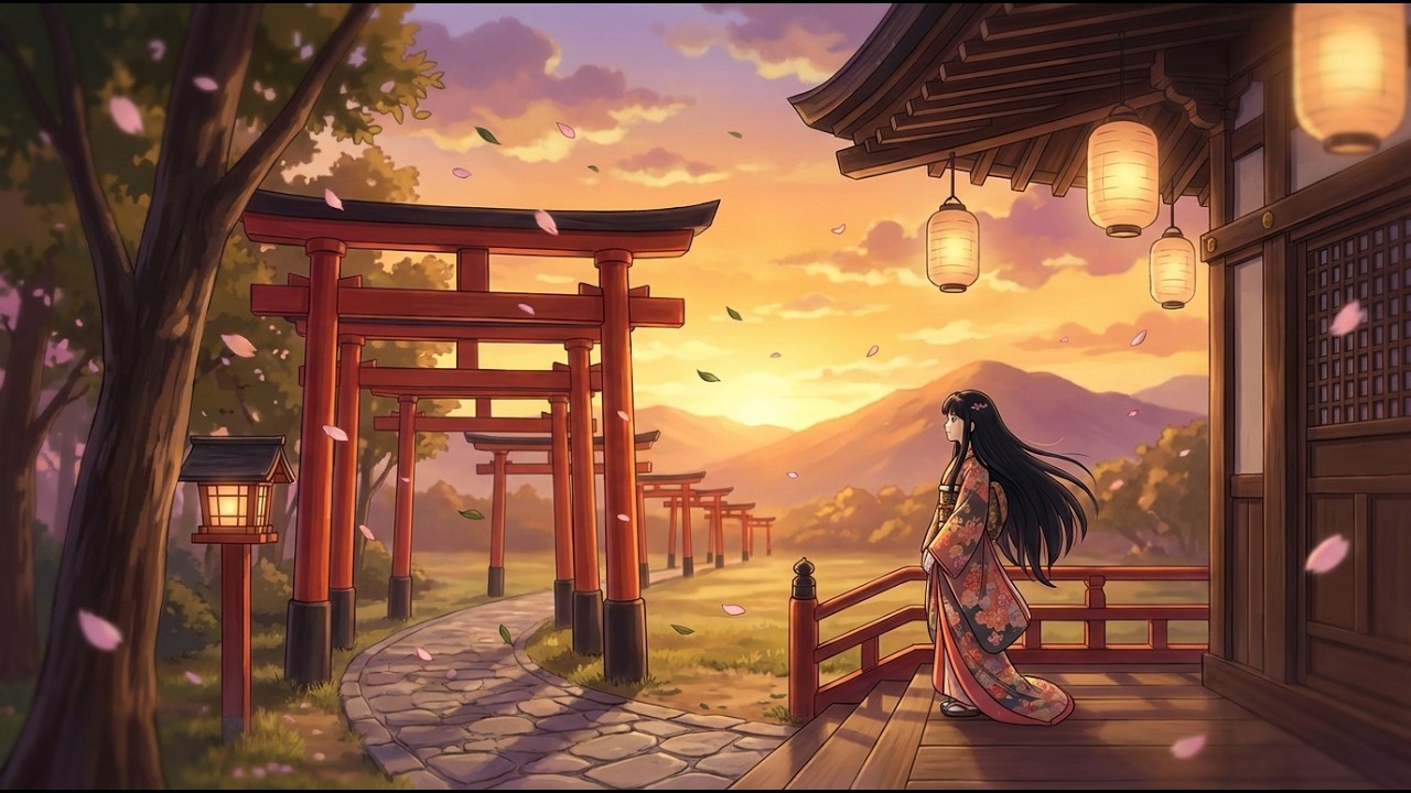 Asian Traditional Instrumental Music 🎐 Relaxing Zen Meditation & Deep Sleep Ambience