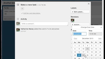 How to add a new board and card in Trello