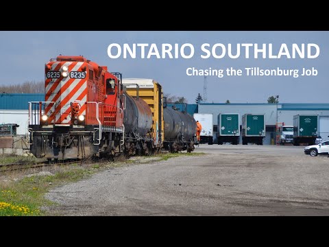 CHASING the ONTARIO SOUTHLAND's Tillsonburg Job [400 Sub Special]