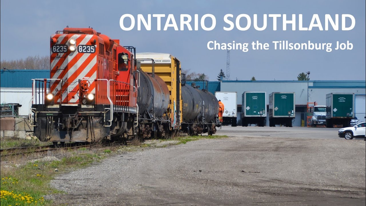 CHASING the ONTARIO SOUTHLAND's Tillsonburg Job [400 Sub Special] YouTube
