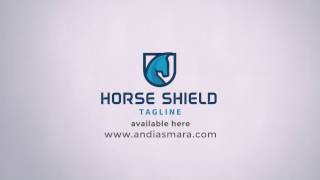 Horse Shield Logo Template