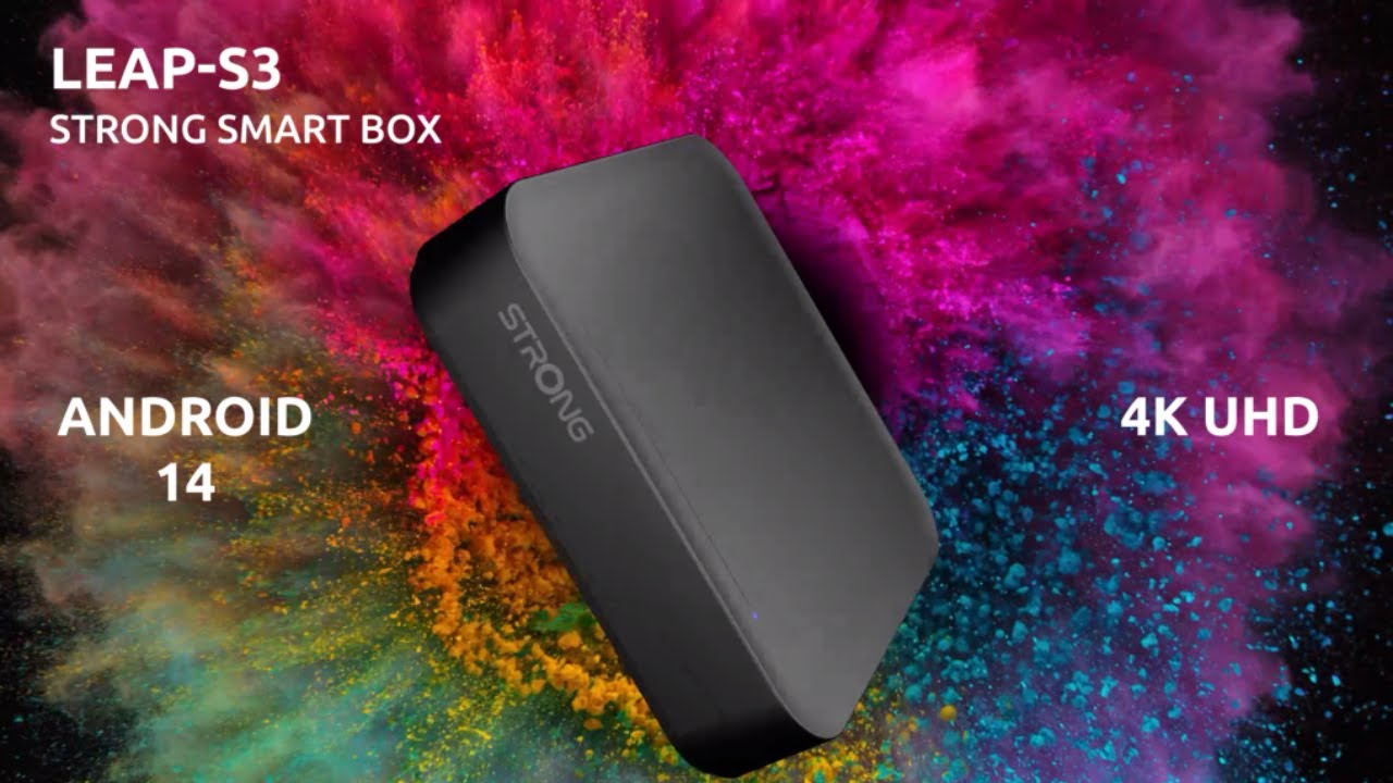 STRONG Leap-S3 Box Android TV 4K UHD – Chromecast Intégré, Dolby Atmos, Dolby Vision – Facile à Installer