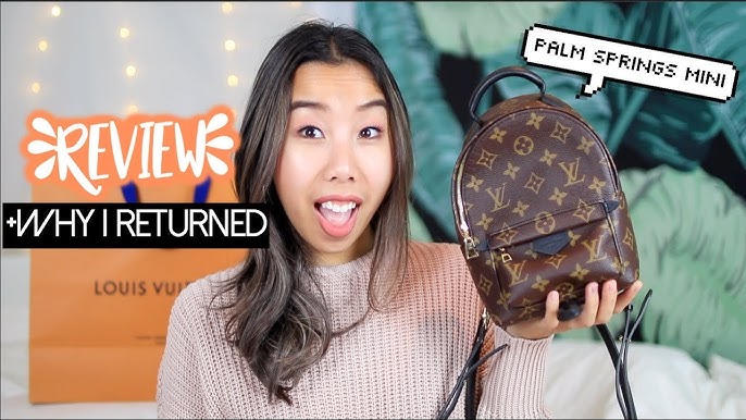 LOUIS VUITTON PALM SPRINGS MINI BACKPACK UNBOXING😵