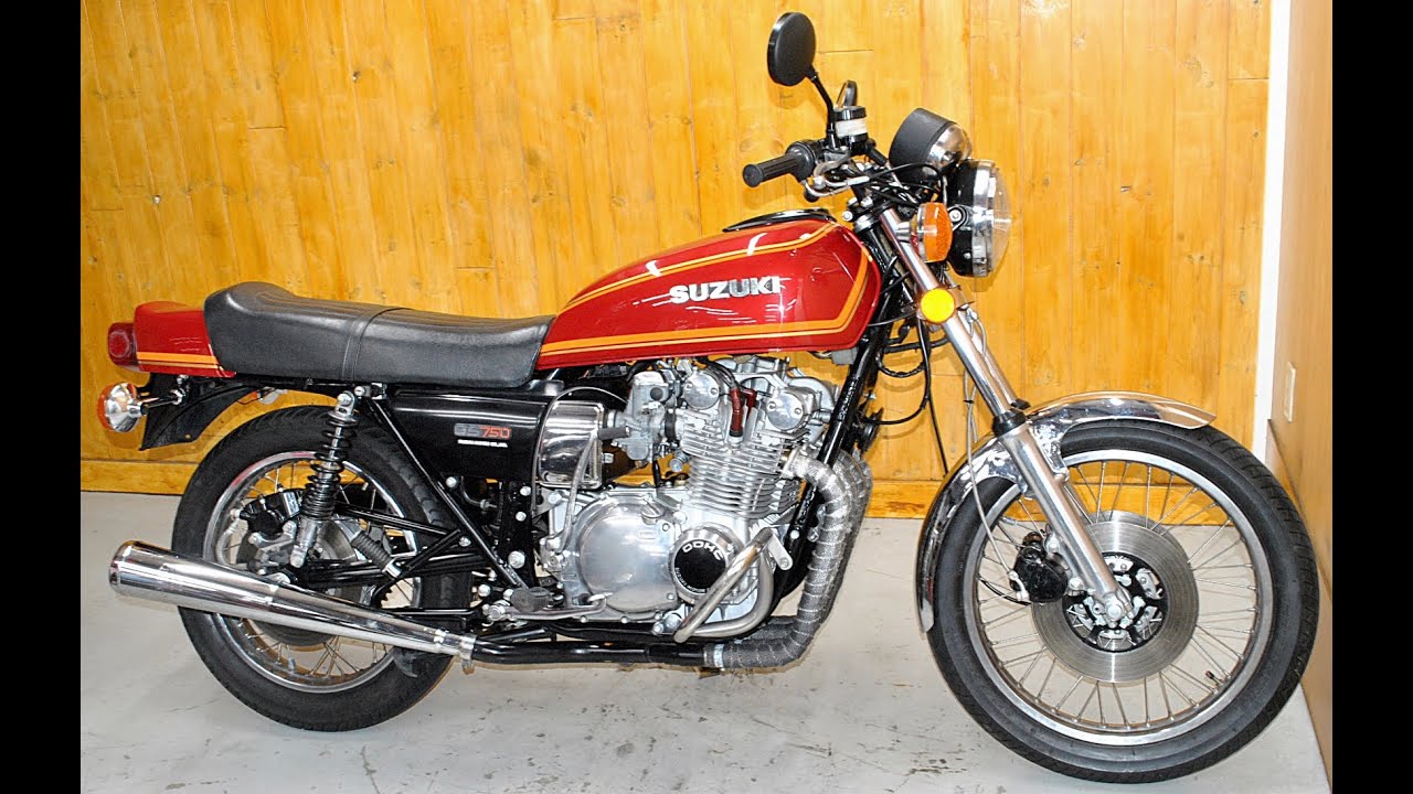 Suzuki GS750(1979) exhaust sound with JAMA Engineering