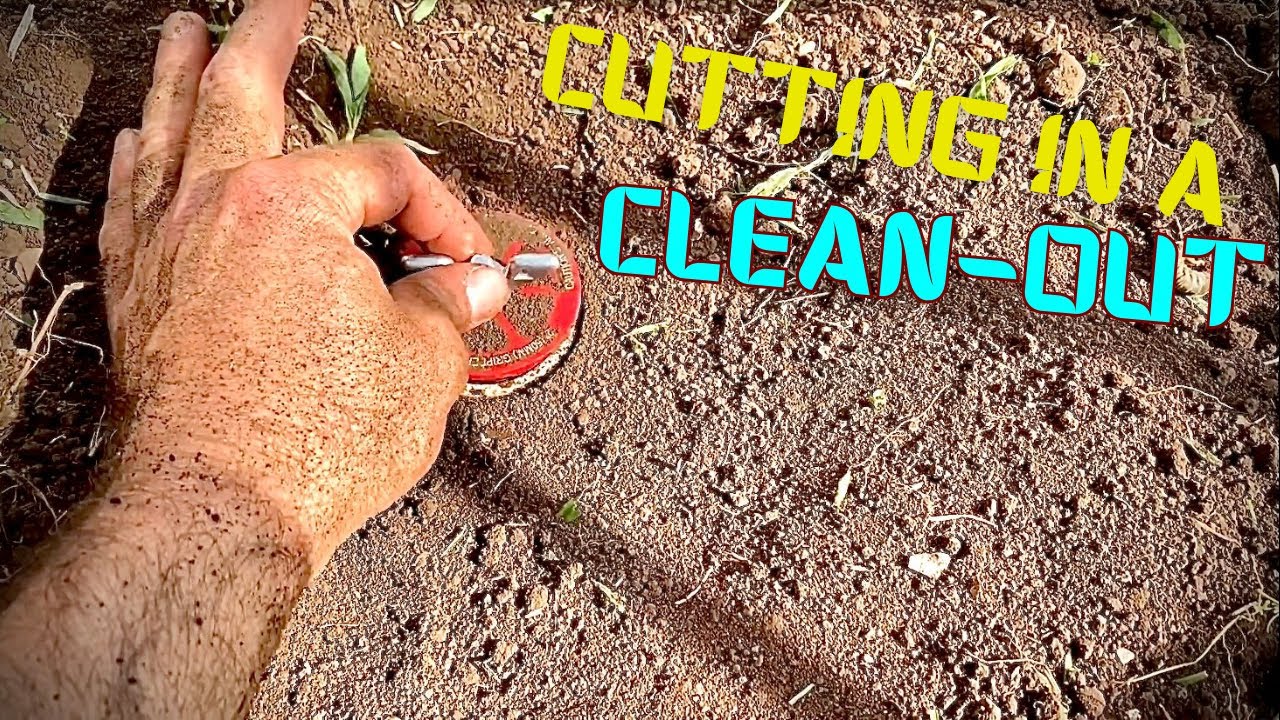 How to cut in a 2 in clean out - YouTube