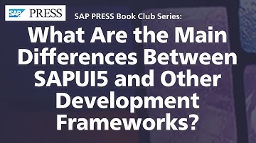 What Are the Main Differences Between SAPUI5 and Other Development Frameworks?