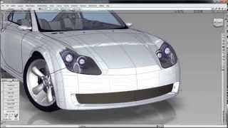 Alias Automotive 2014 Surface modeling & Class-A surfacing - Surface trimming and screen management