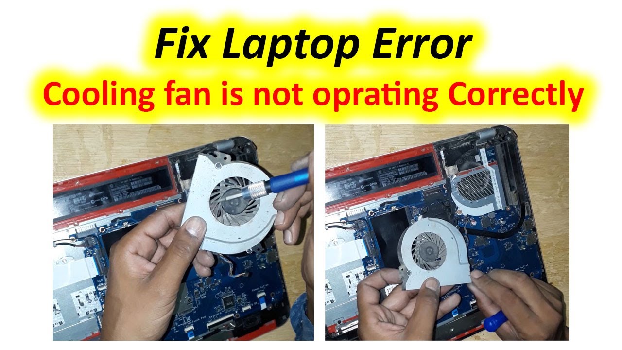 The system has detected that a cooling fan not operating correctly Laptop Repair YouTube