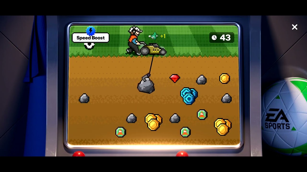 FC MOBILE ARCADE MOW MONEY SPEED BOOST