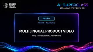 Superclass Shorts 11 - What we'll teach in SC-011 session - AI Superclass - Billion Hopes