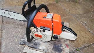 STIHL 034 AV SUPER 圧缩ありジャンク扱い(E26)