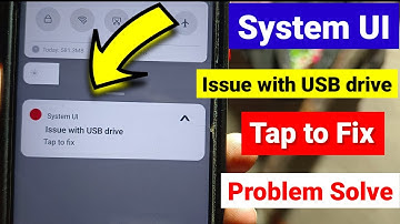 How to fix Issue with Usb drive tap to fix | issue with usb drive android | issue with usb drive