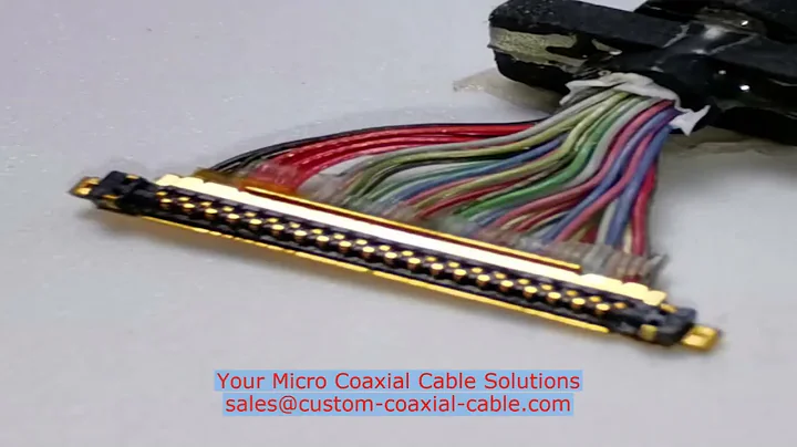 Micro coax extension cable Spain factory awg-40 micro-coax Poland custom length quote Reliable Cable