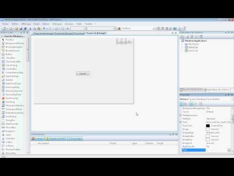 Visual basic tutorial #1