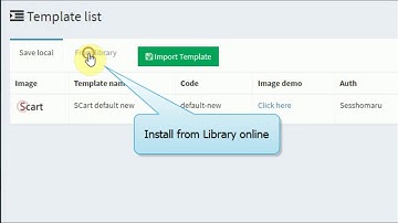 [S-Cart] - Install template in SCart ecommerce