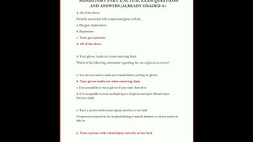 PROPHECY ASSESSMENTS CORE MANDATORY PART IACTUAL EXAM QUESTIONS AND ANSWERSALREADY GRADED A new vide