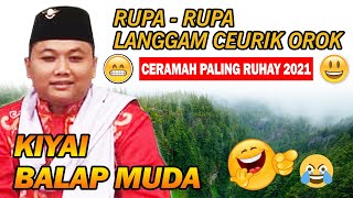 CERAMAH KOCAK KIYAI AANG BALAP MUDA || Walimatun Nikah