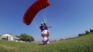 GoPro Skydive Landing on the Horse Rodeo Accuracy Lodi California USA