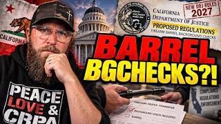 California Wants Background Checks for Gun Barrels