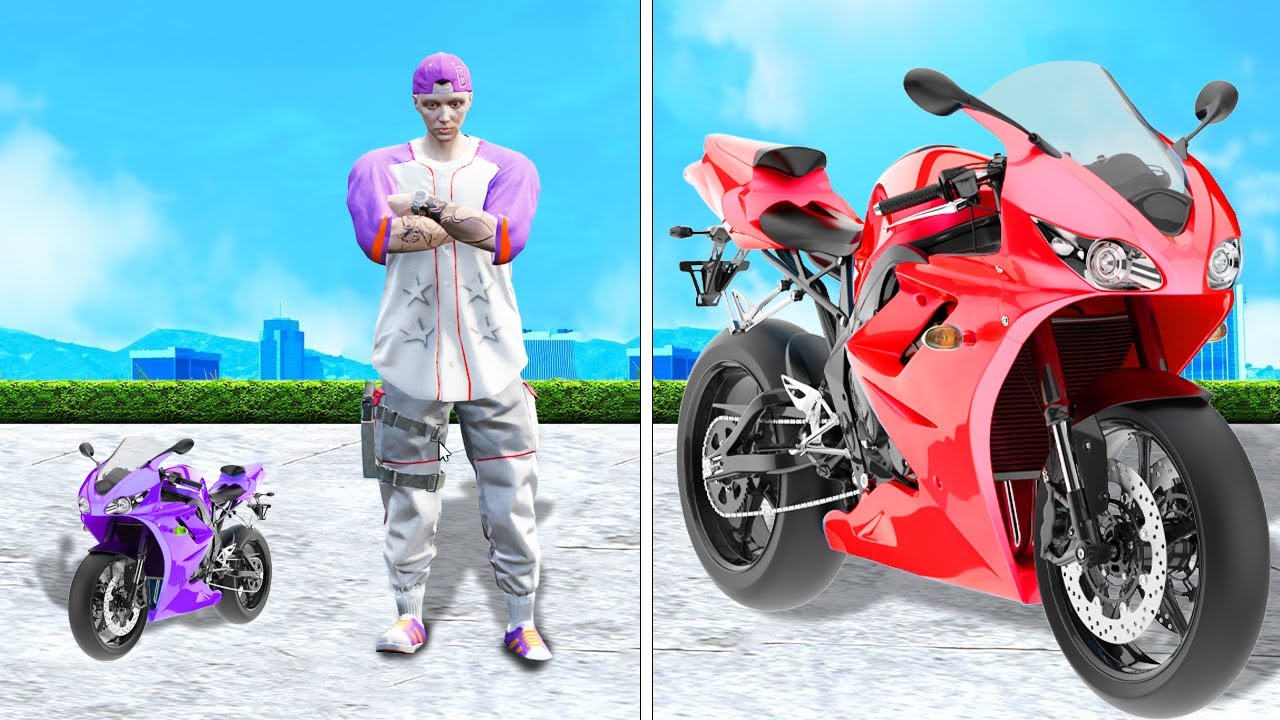 Daca fac ACCIDENT MOTOCICLETA devine mai MARE in GTA 5!