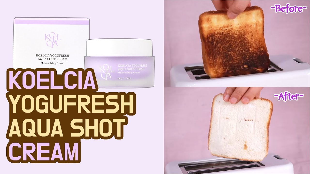 How Koreans Get Perfect Skin! Koelcia Yogu Fresh Aqua Shot Cream Korean Anti Aging Skin Care Product