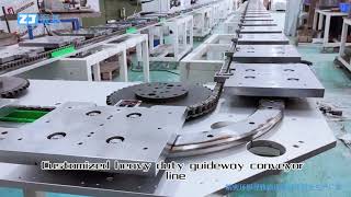 Customized heavy duty guideway conveyor line, automatic circulation conveyor equipment #conveyors