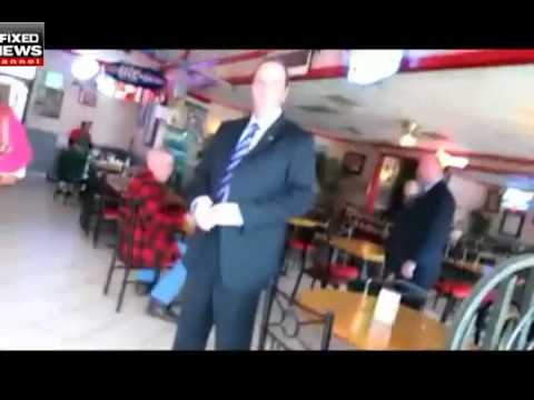 George HW Bush Gets Heckled In A Restaurant2.flv
