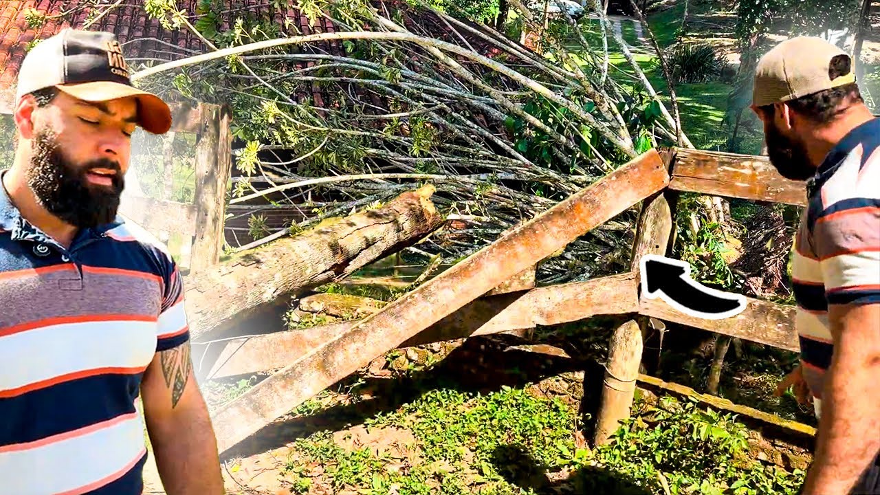 CICLONE ATINGE O RANCHO DO XUCRÃO E O PIOR ACONTECE!! 🌪️😥