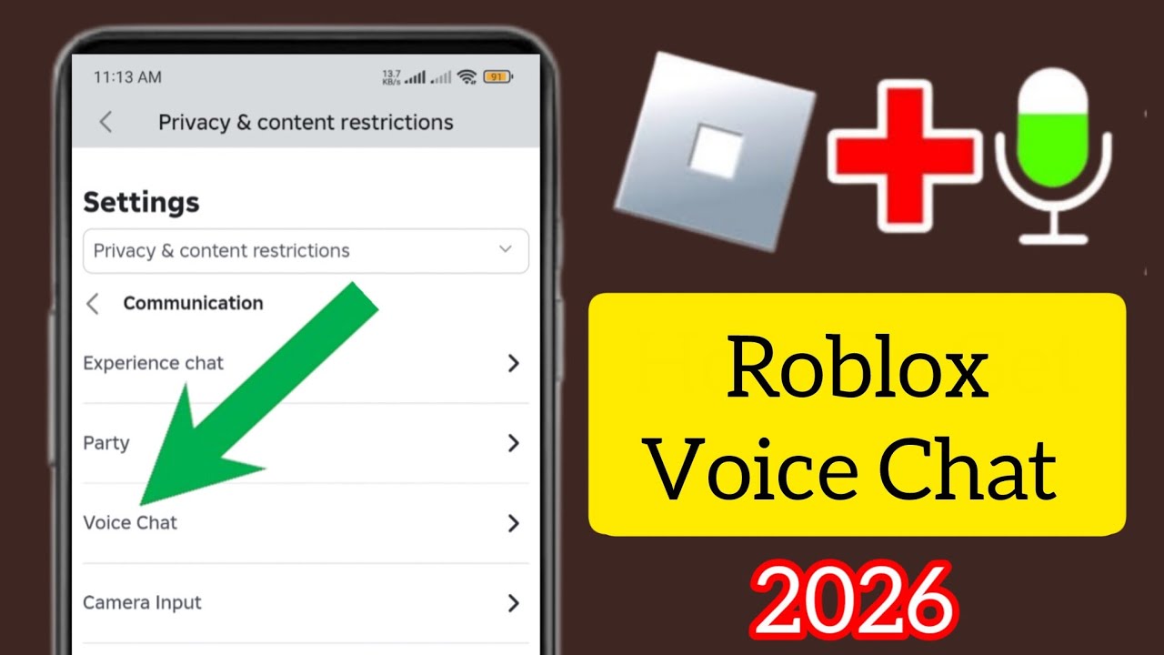 Как включить голосовой чат в Roblox (2026)