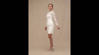 Long Sleeve Lace Dress In