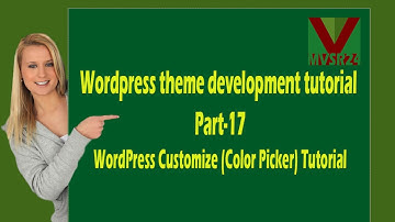 Wordpress theme development tutorial Part-17 (Last Part)_WordPress Customize Color Picker Tutorial