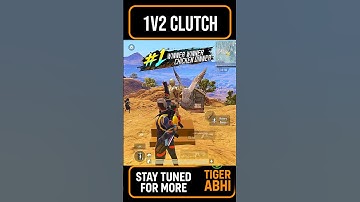 Insane Double 1v2 Clutch for the WIN! | BGMI #bgmi #1v2clutch #tigerabhi