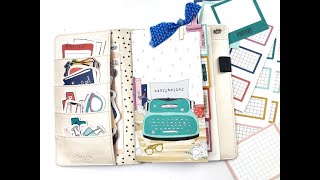 Organizing Travelers Notebook and Supplies for Illustrated Faith Storyteller