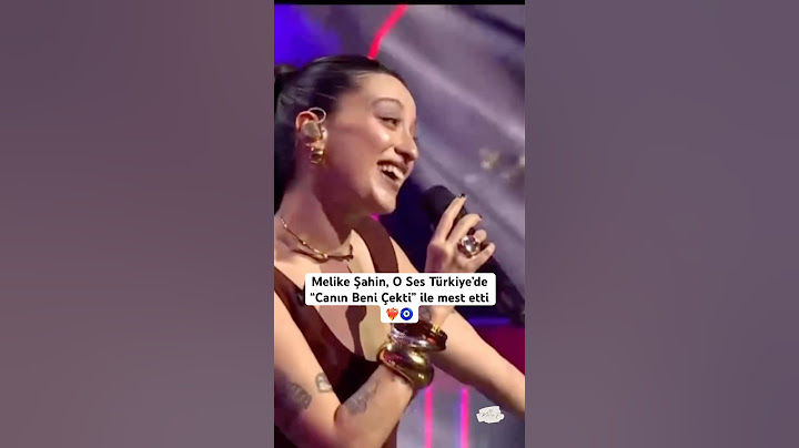 Melike Şahin, O Ses Türkiye’de Canın Beni Çekti ile mest etti ❤️‍🔥🧿 #liveconcert #song #live