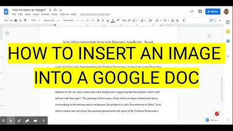 How to Insert an Image into a Google Doc