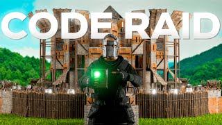 Code Raiding a 30 Man Group with Rust Cheats..