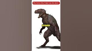 Why the Human-Dinosaur Hybrid Project was Shut Down? Jurassic World Rebirth #Shorts #Viral