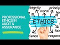 Professional Ethics | Professional Code of Ethics For Accountants | ACCA Code of Ethics | IFAC Code