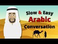 Easy arabic learning  slow conversation phrases in arabic  for beginners