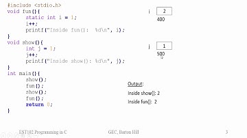 MCQ Structure Union and Storage Classes - Answers | Programming in C