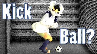 Fursuiting: Cinderace Plays Wall Ball