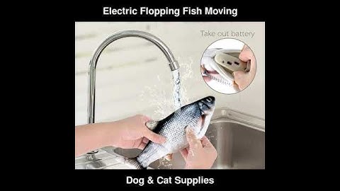 Electric Flopping Fish Moving Cat Kicker Fish Toy Realistic Floppy Fish Catnip | Dog & Cat Supplies