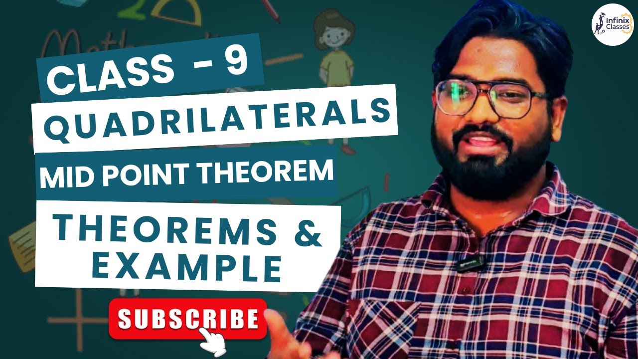 mid - point theorem🔥| examples | Quadrilaterals😍| Chapter - 8 | 